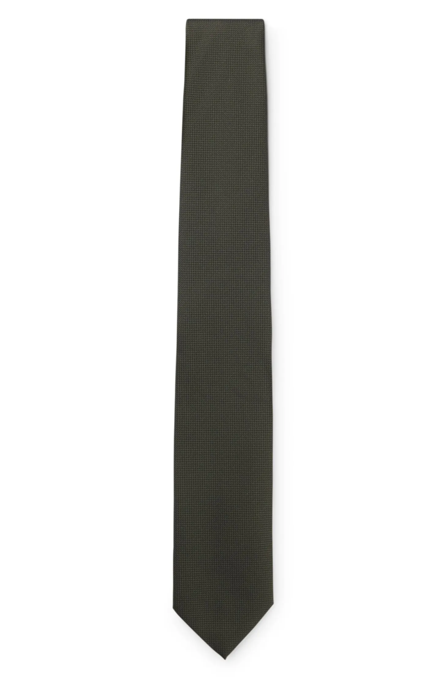 Formal tie with jacquard pattern