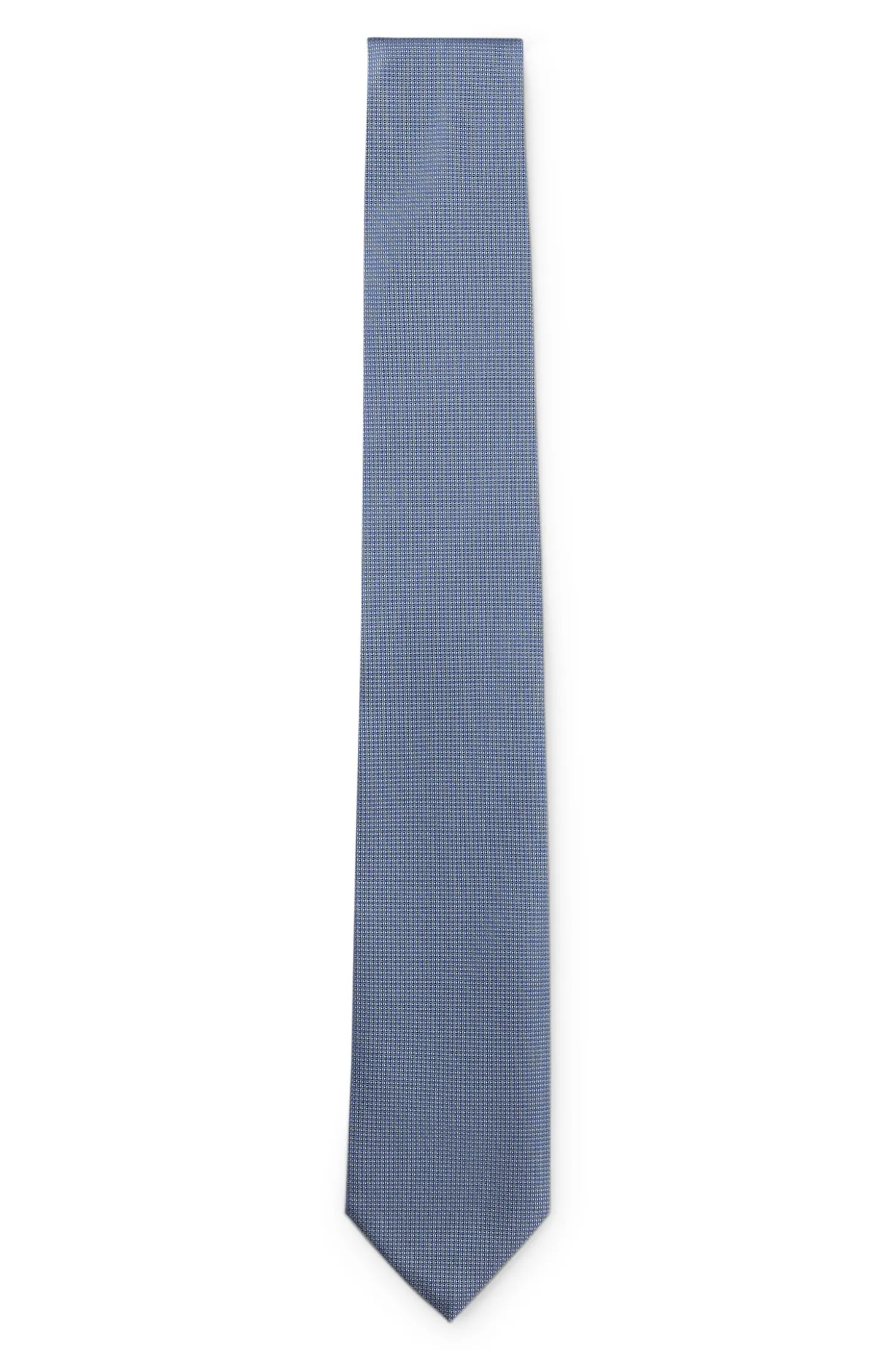 Formal tie with jacquard pattern