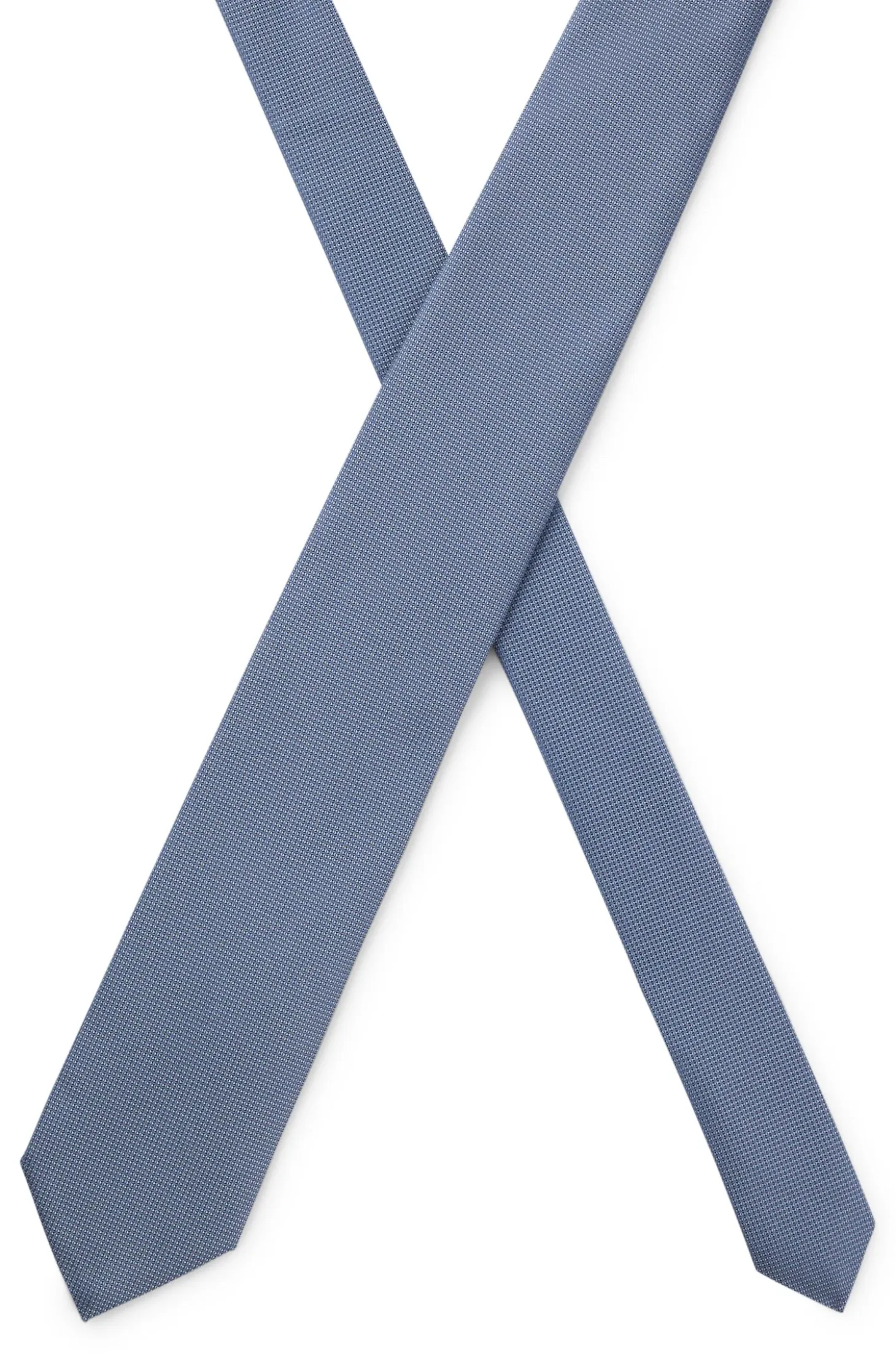 Formal tie with jacquard pattern