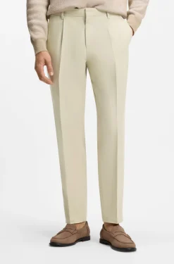 Formal trousers in a cotton blend