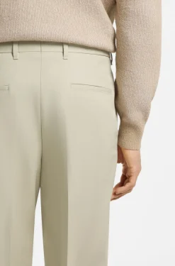 Formal trousers in a cotton blend