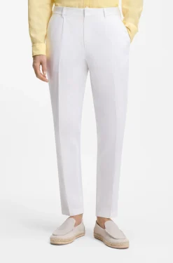 Formal trousers in a cotton blend