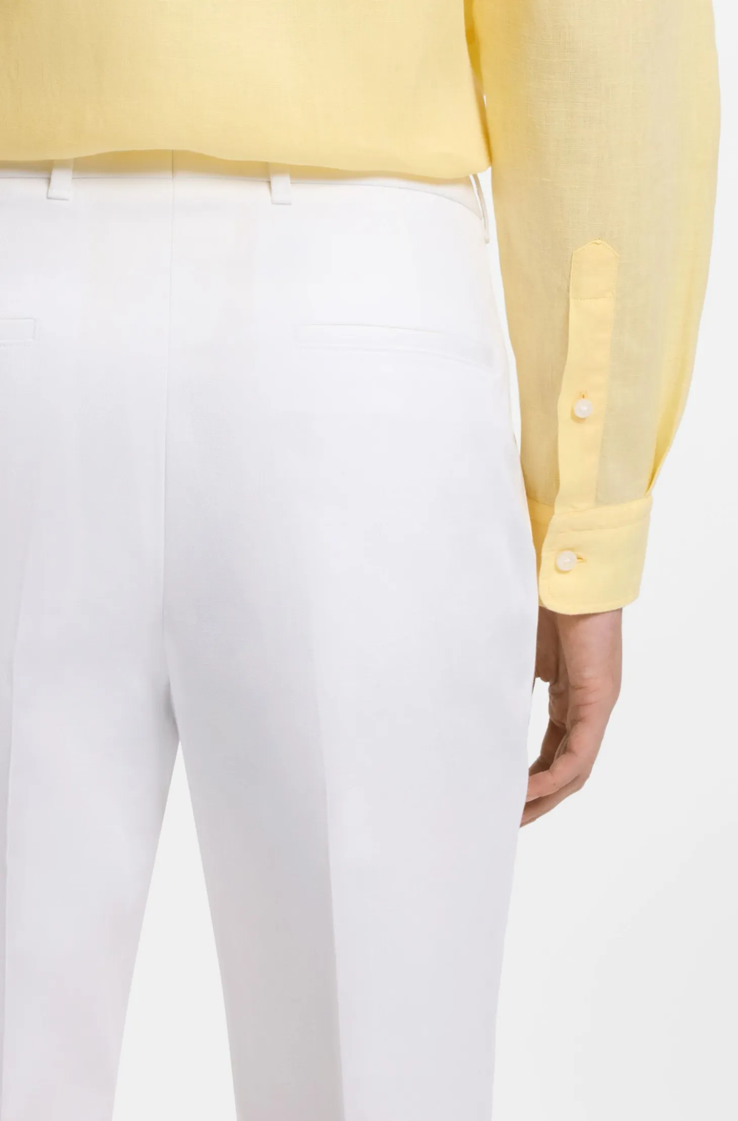 Formal trousers in a cotton blend