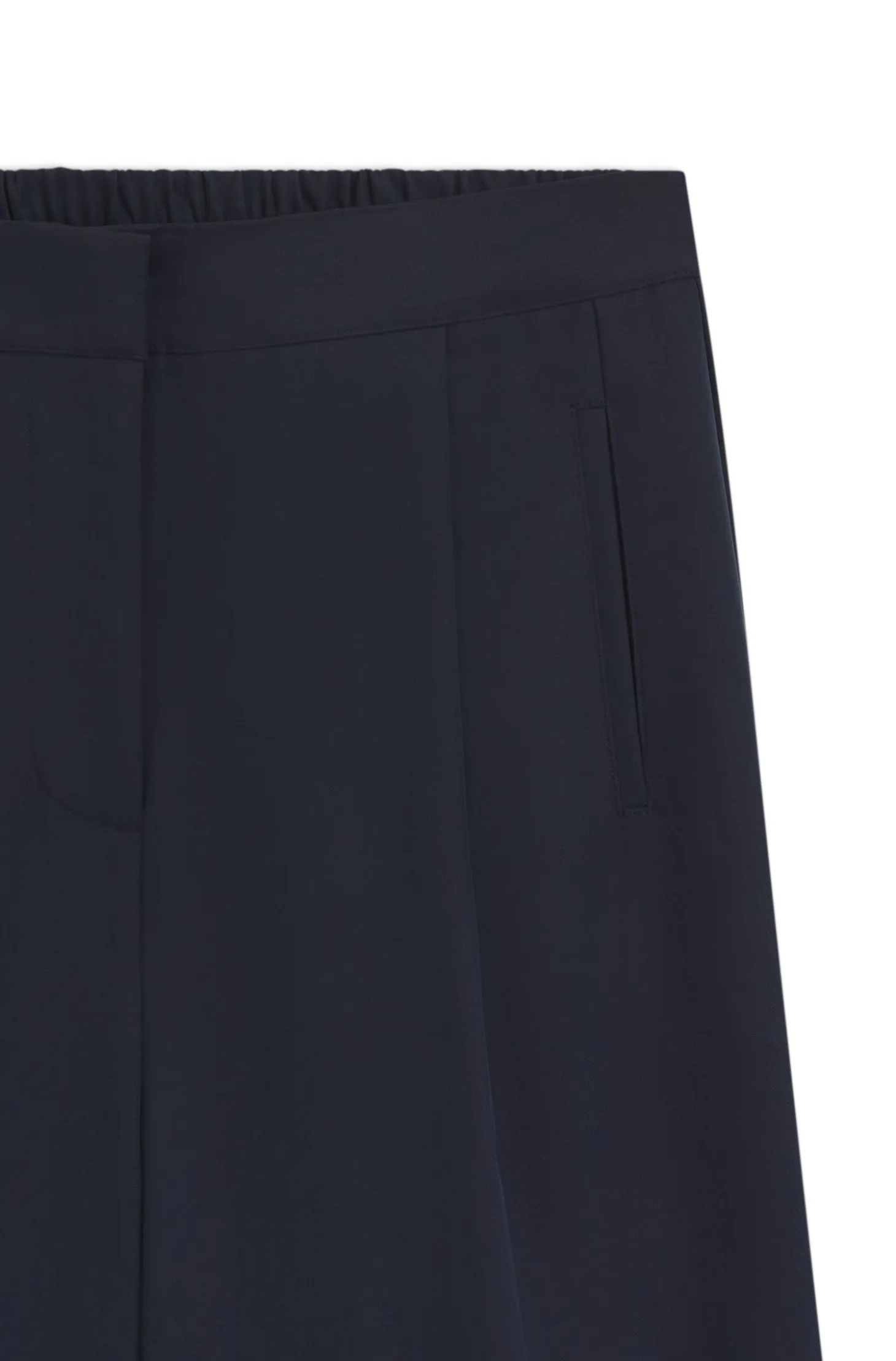 Formal trousers with pleat details