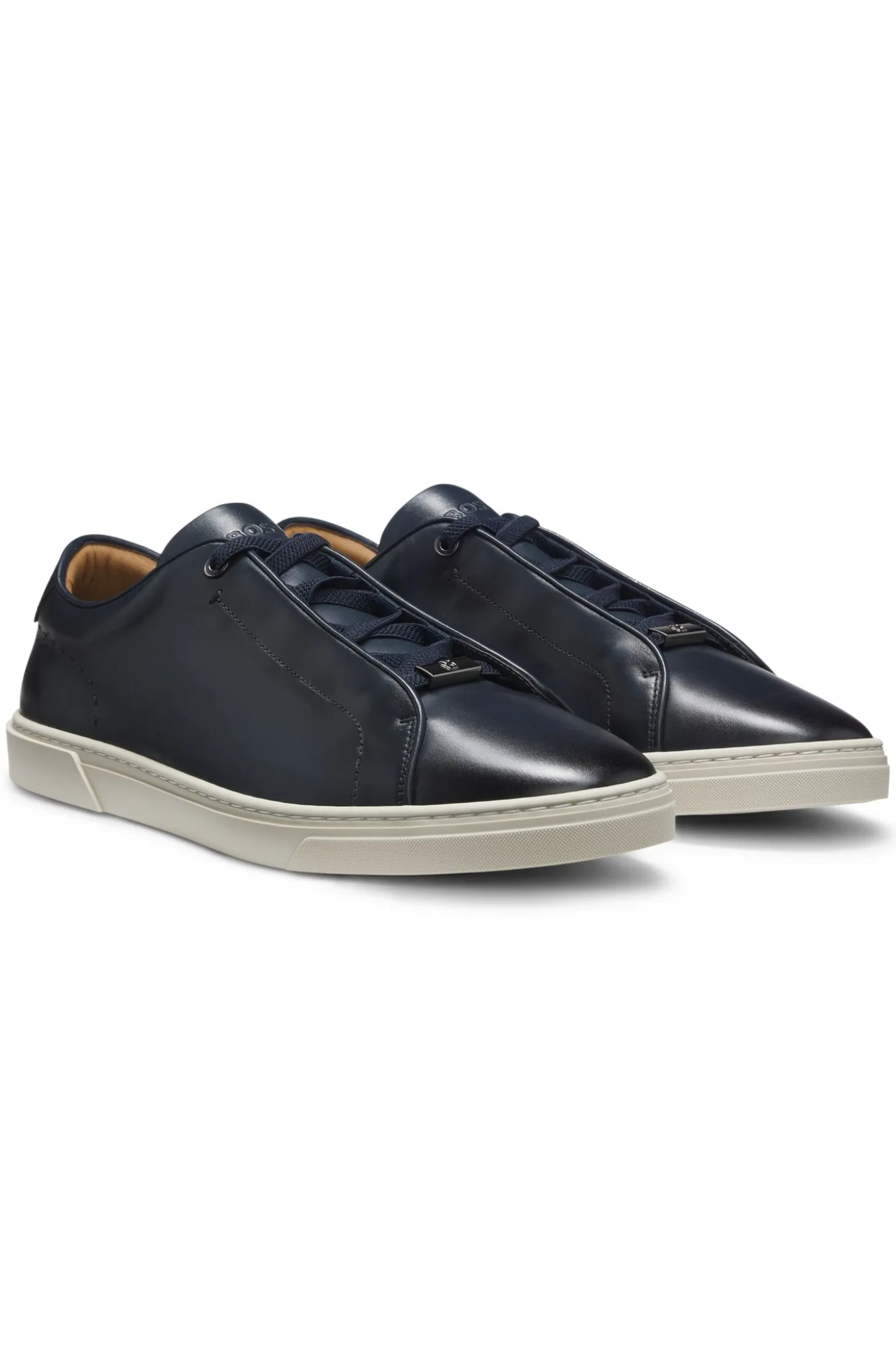 Gary trainers in brushed leather