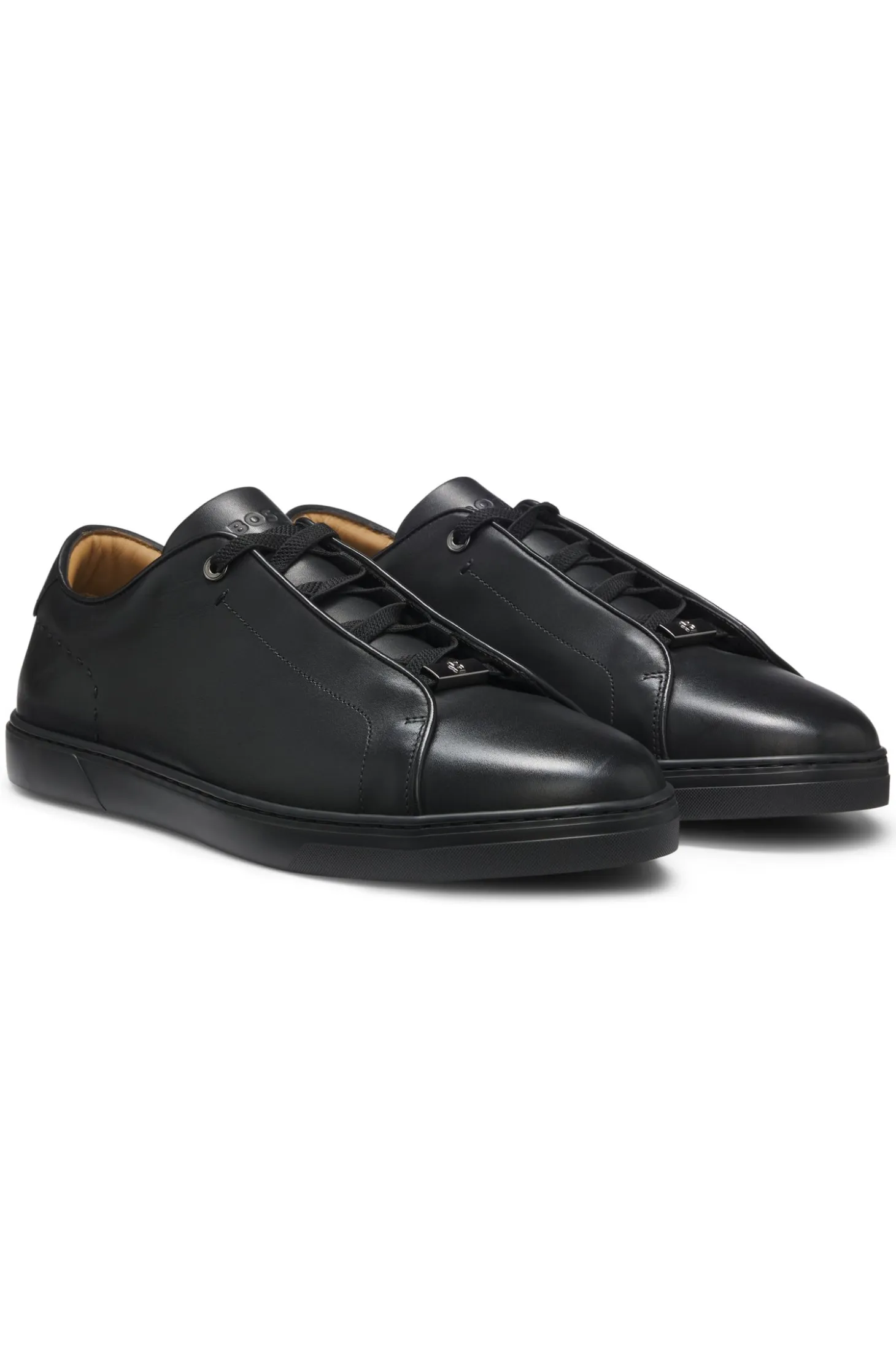 Gary trainers in brushed leather