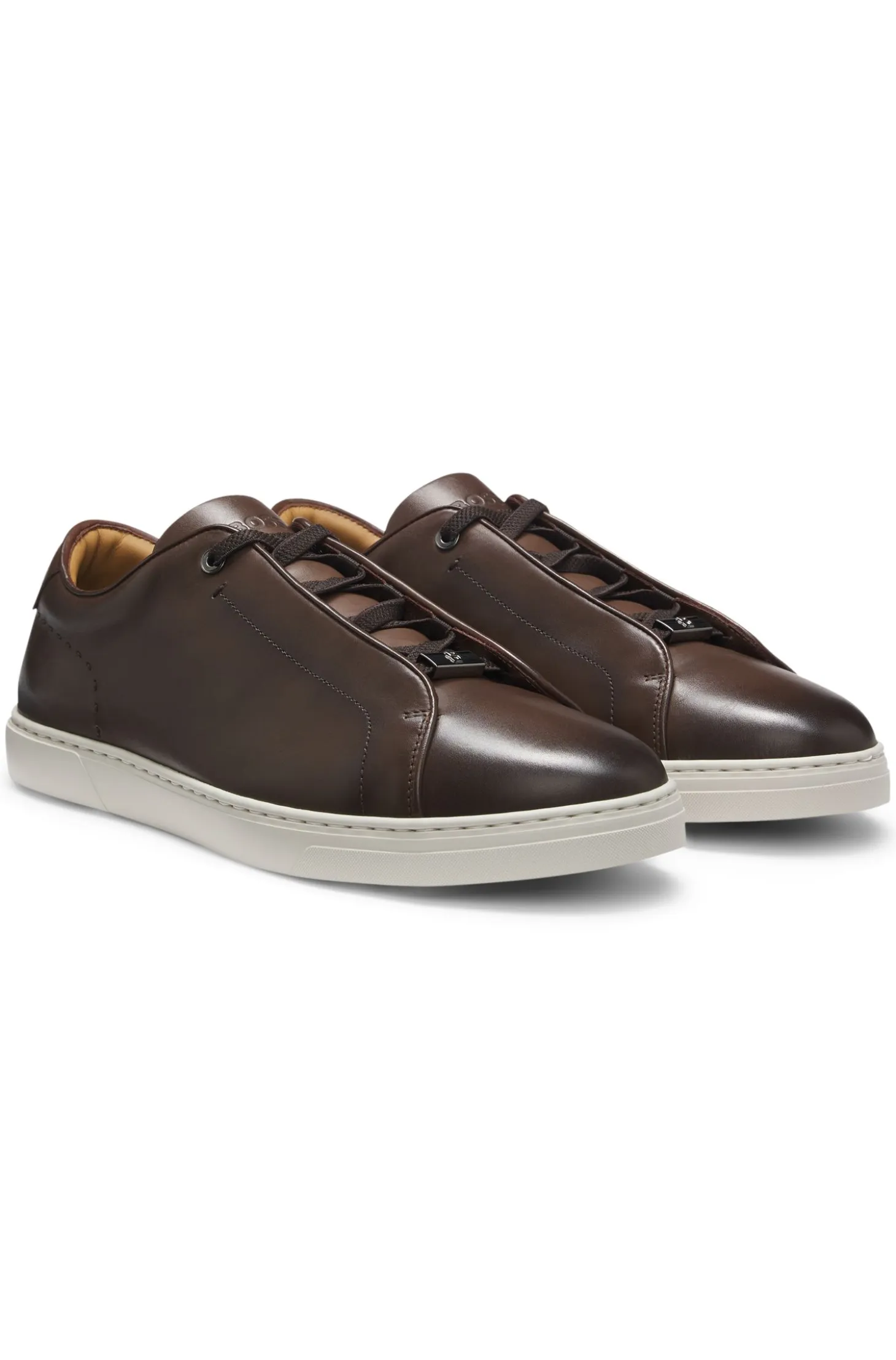 Gary trainers in brushed leather