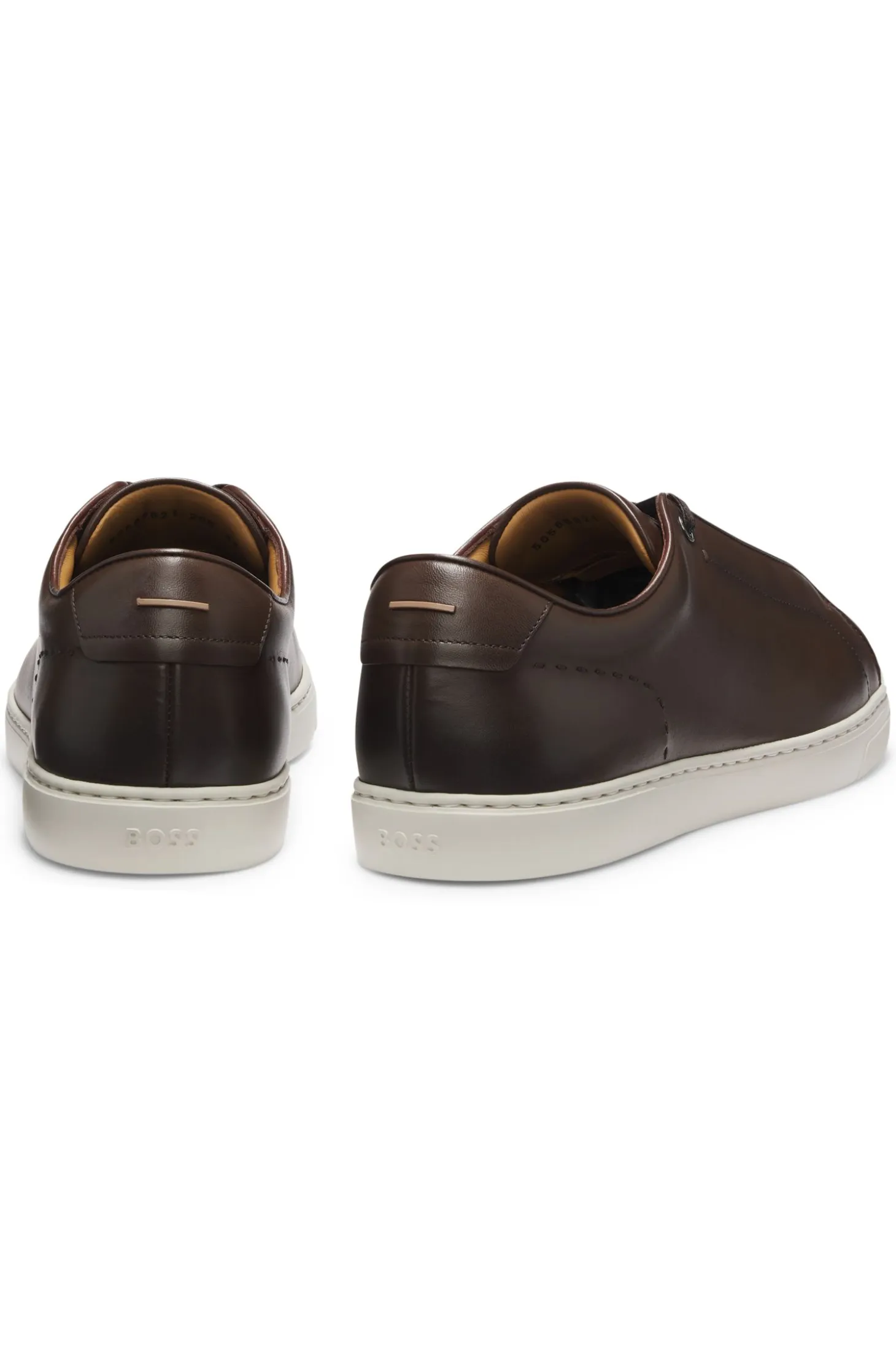 Gary trainers in brushed leather