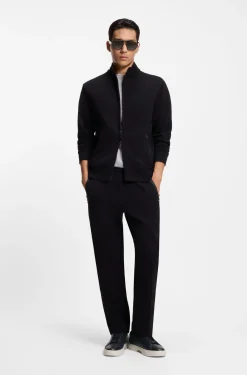 Gary trainers in brushed leather with elastic laces
