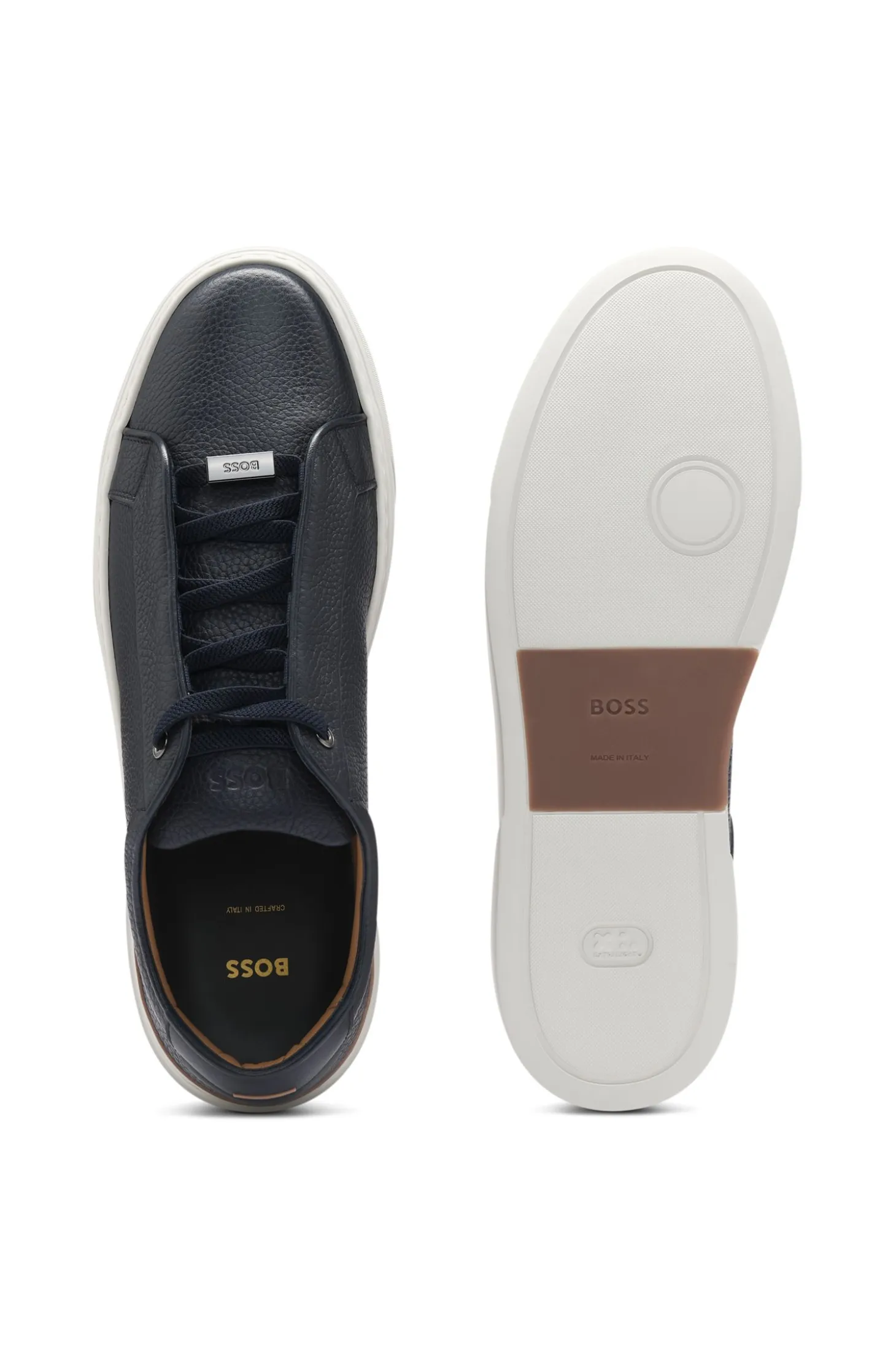 Gary trainers in grained leather