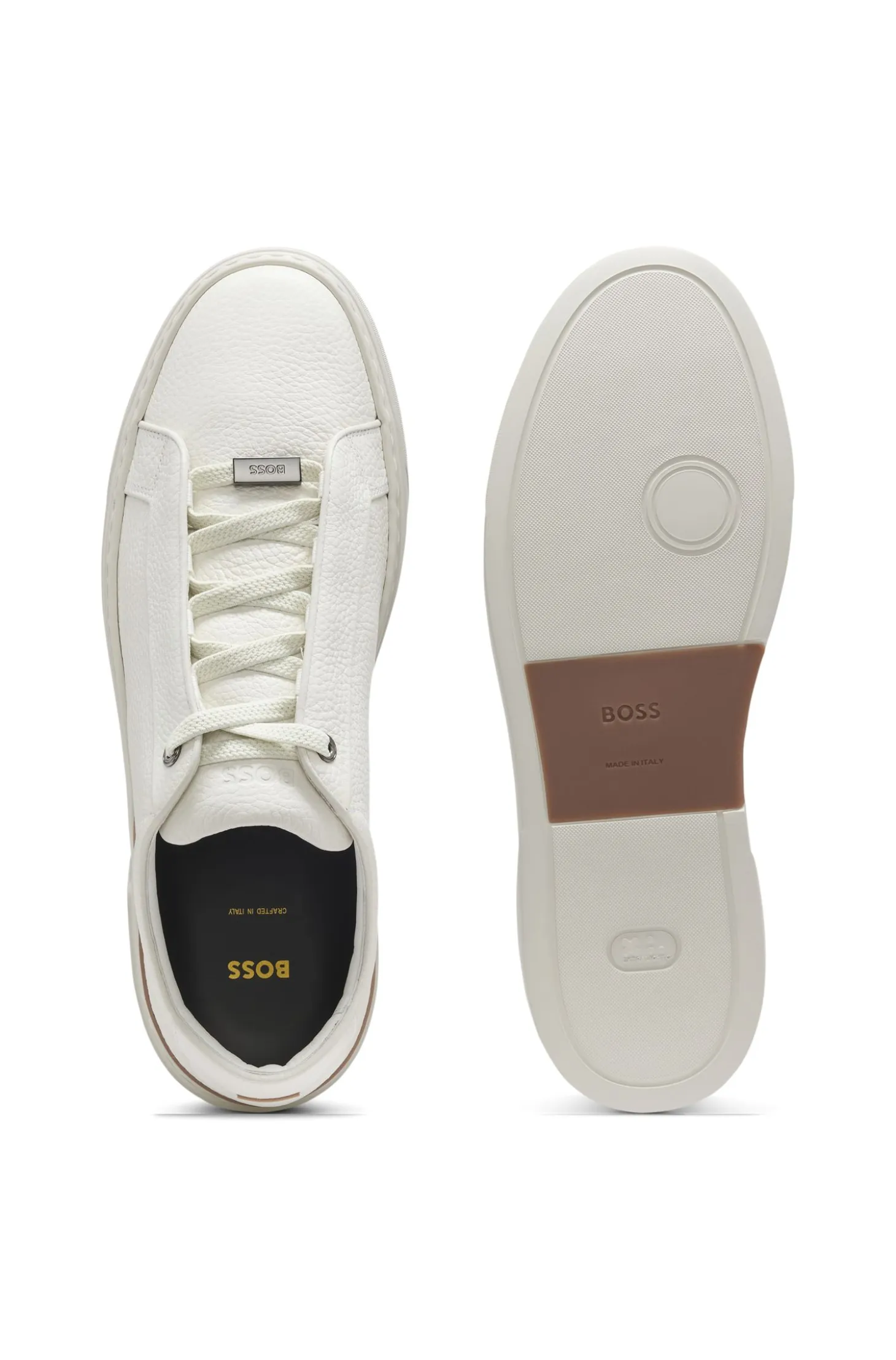 Gary trainers in grained leather