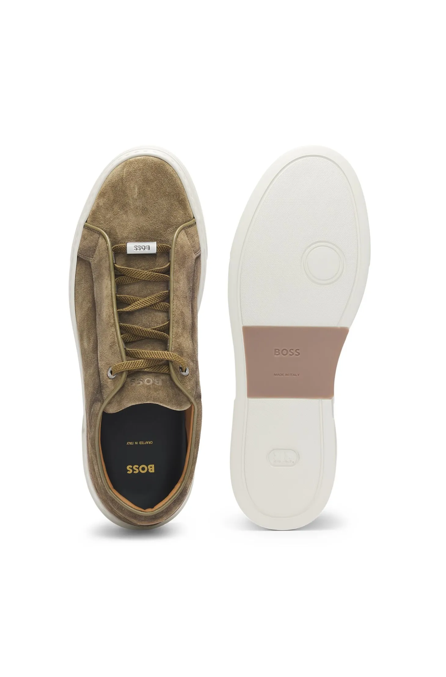 Gary trainers in suede with elastic lacing system