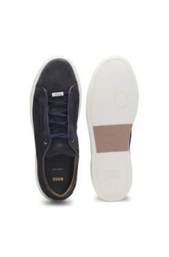 Gary trainers in suede with elastic lacing system