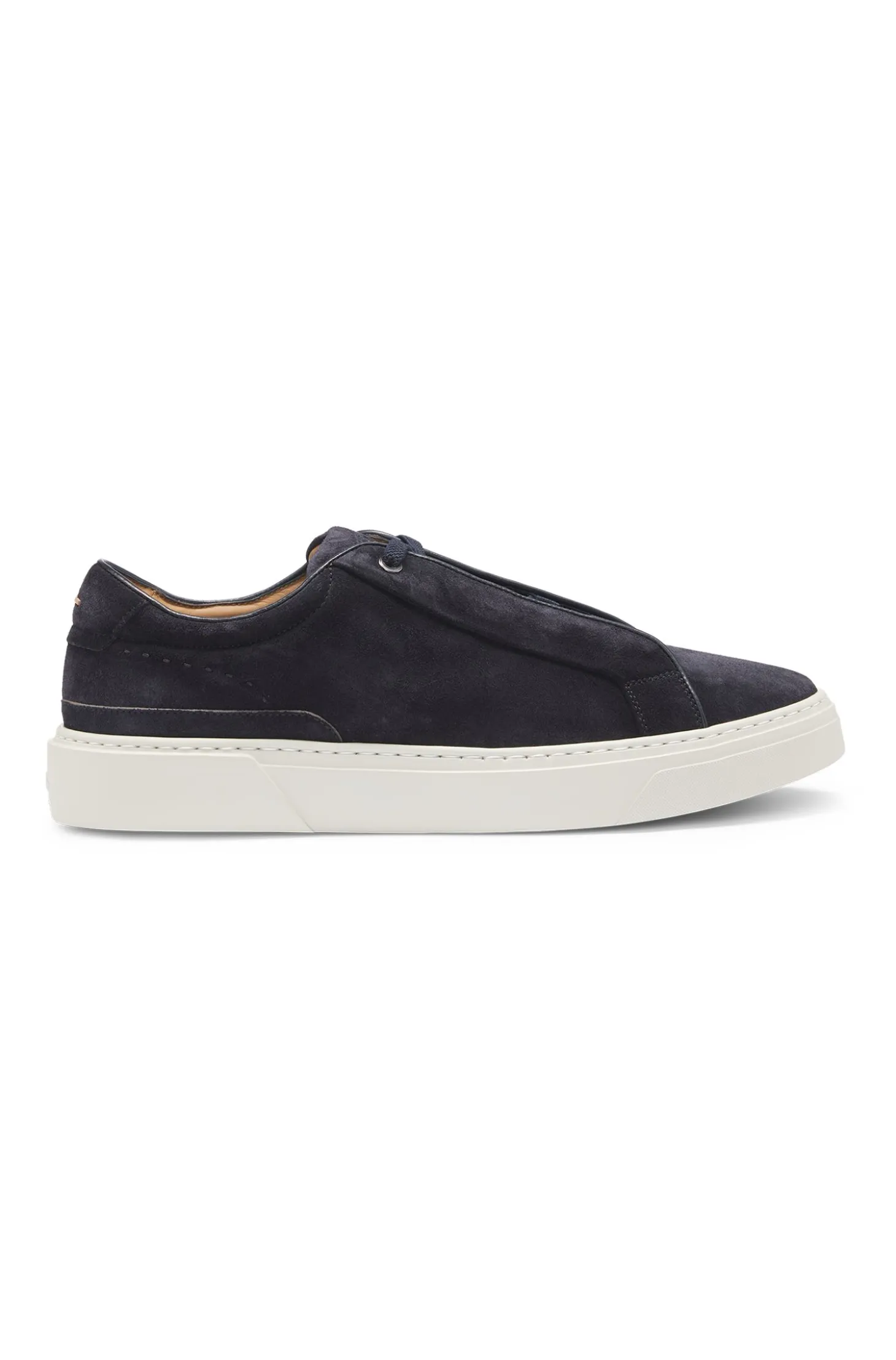 Gary trainers in suede with elastic lacing system