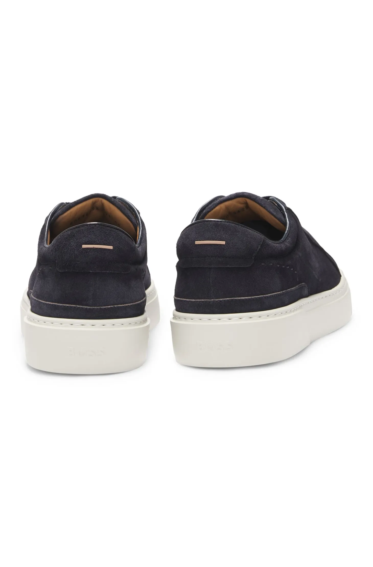 Gary trainers in suede with elastic lacing system