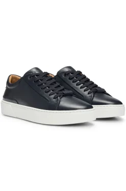 Gary trainers with leather uppers