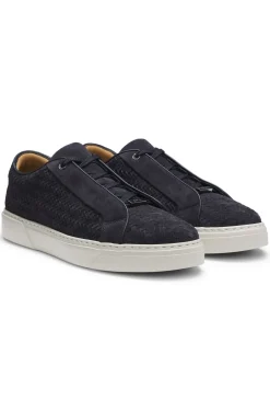 Gary trainers with woven suede uppers