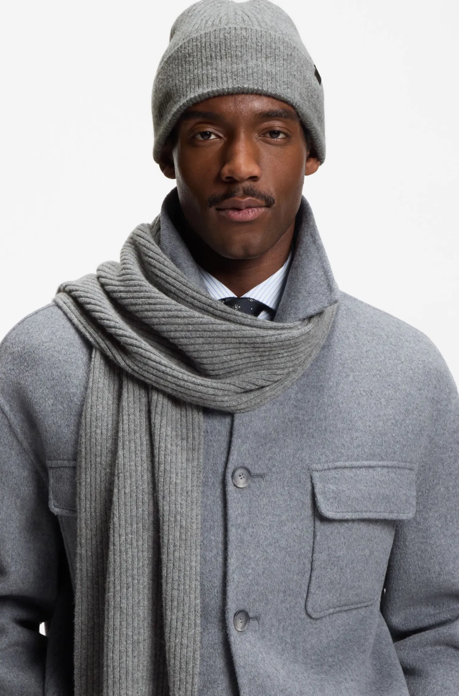 Gift-boxed hat and scarf set