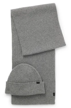 Gift-boxed hat and scarf set