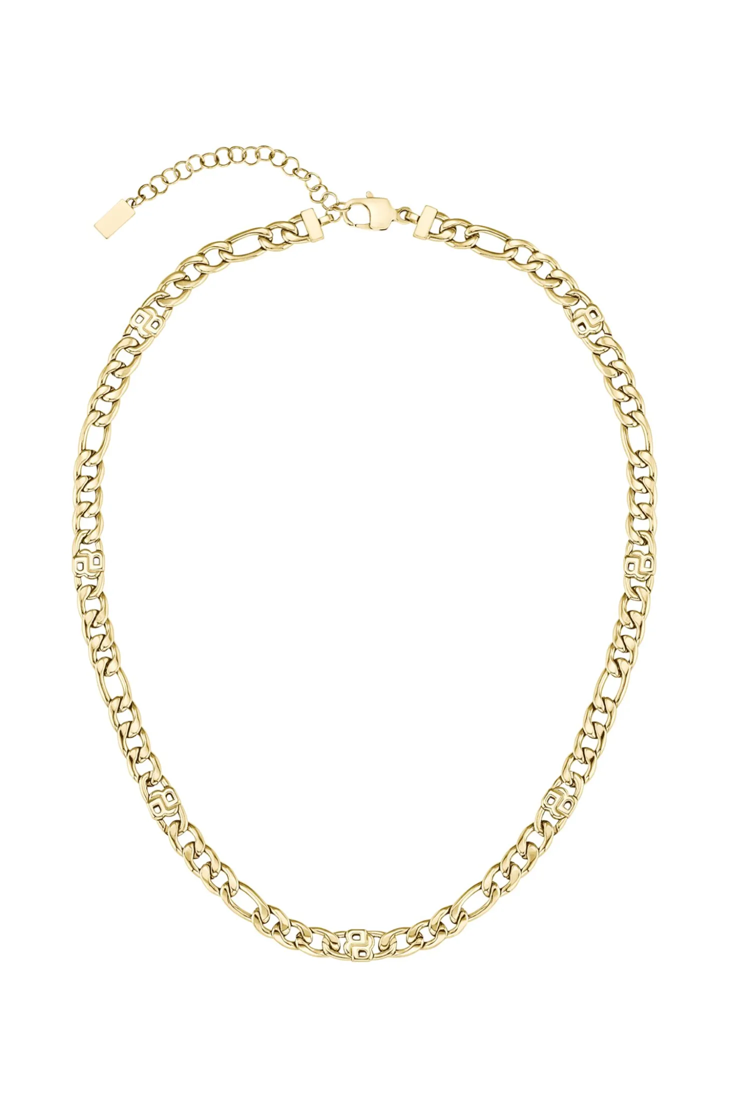 Gold-tone chain necklace with Double B monograms