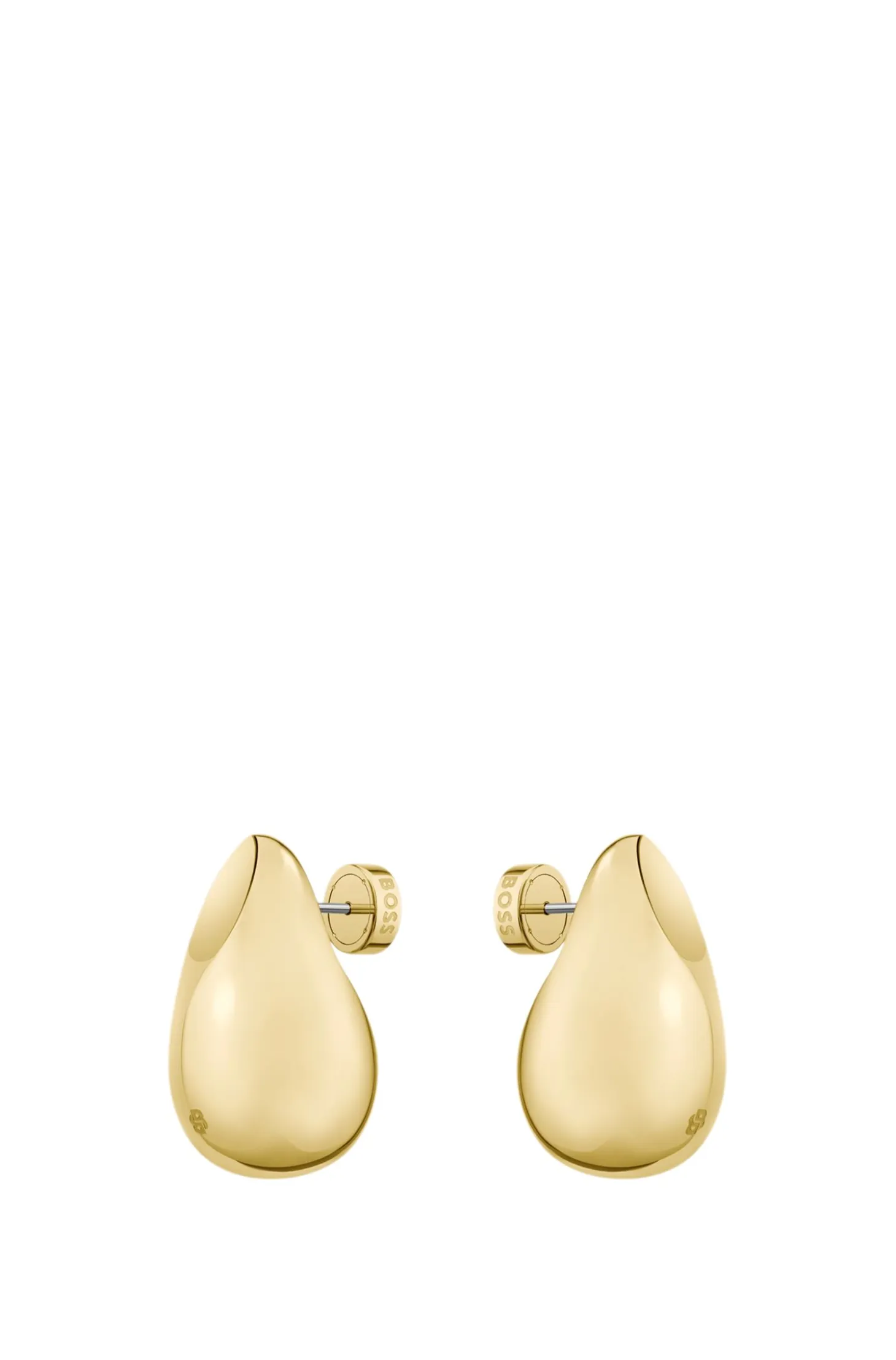 Gold-tone earrings with drop design