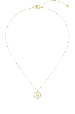 Gold-tone necklace with Double B monogram pendant