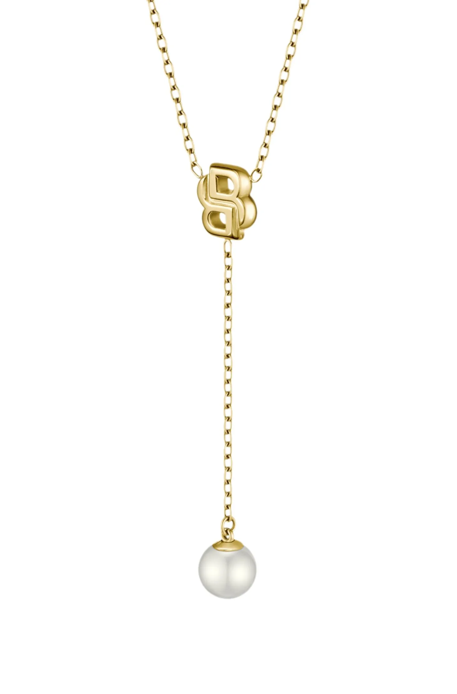 Gold-tone necklace with Double B monogram