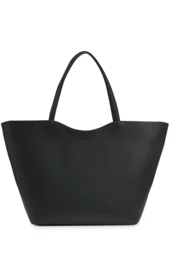 Grained tote bag with Double B monogram