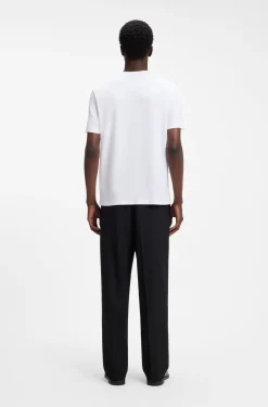 Graphic-print T-shirt in cotton jersey