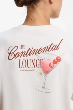 Graphic-print T-shirt in cotton jersey