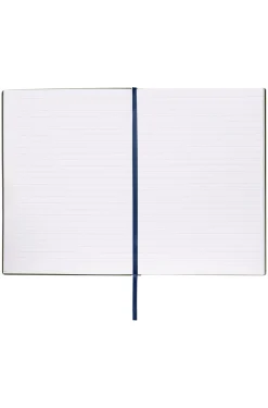 Green A5 notebook with Double B monogram