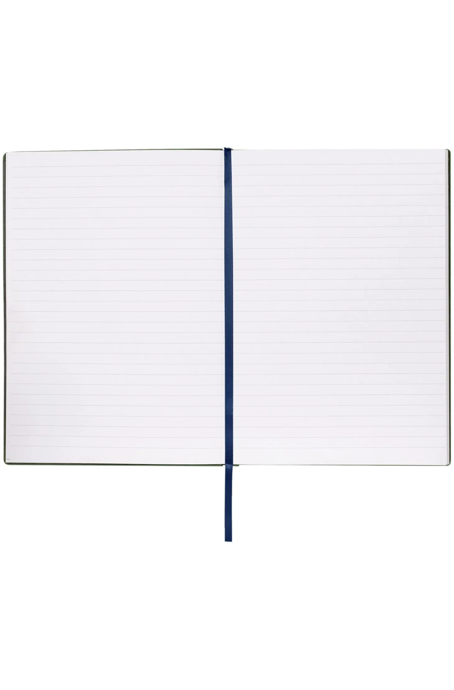 Green A5 notebook with Double B monogram