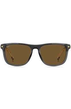 Grey-acetate sunglasses with gradient effect