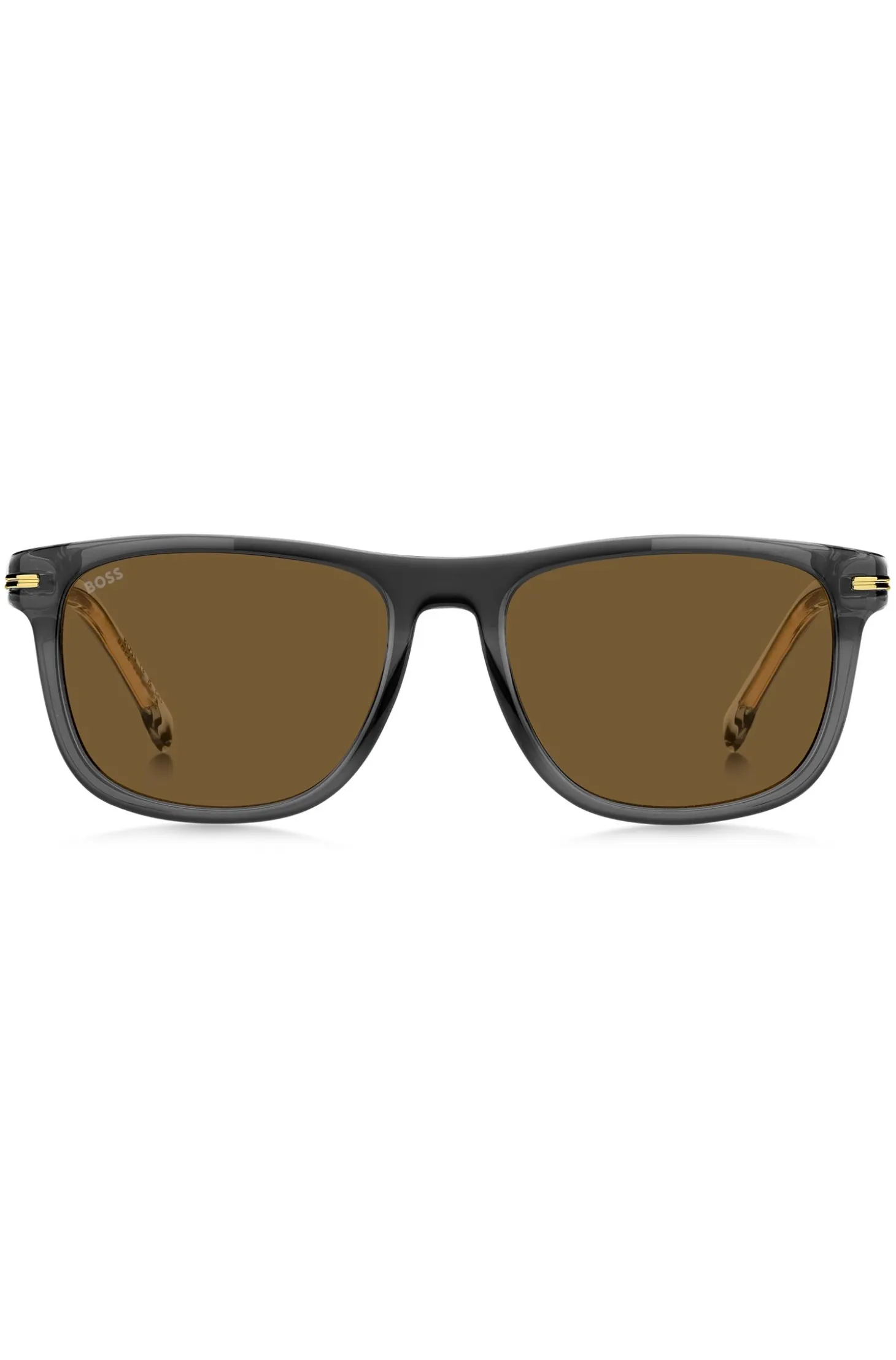 Grey-acetate sunglasses with gradient effect