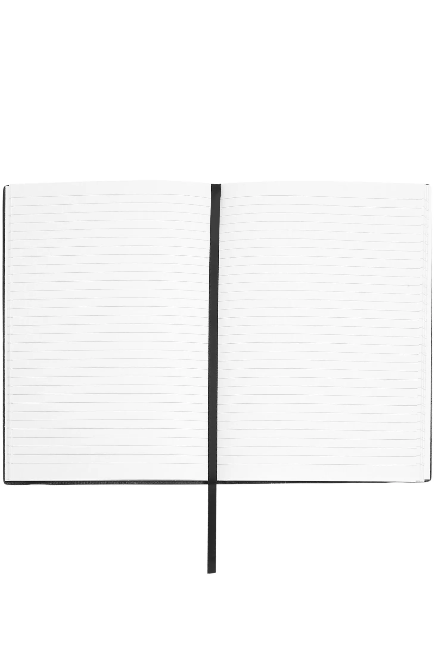 Grey A5 notebook with monogram pattern