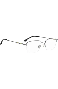 Half-rim optical frames with tubular temples