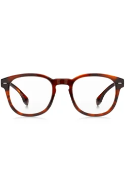 Havana-acetate optical frames with metal rivets