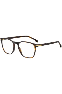 Havana-acetate optical frames with gold-tone hardware