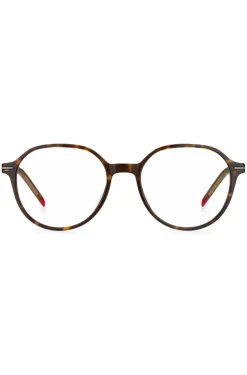 Havana-acetate optical frames with red details