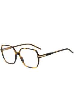 Havana-acetate optical frames with rose-gold-tone detail
