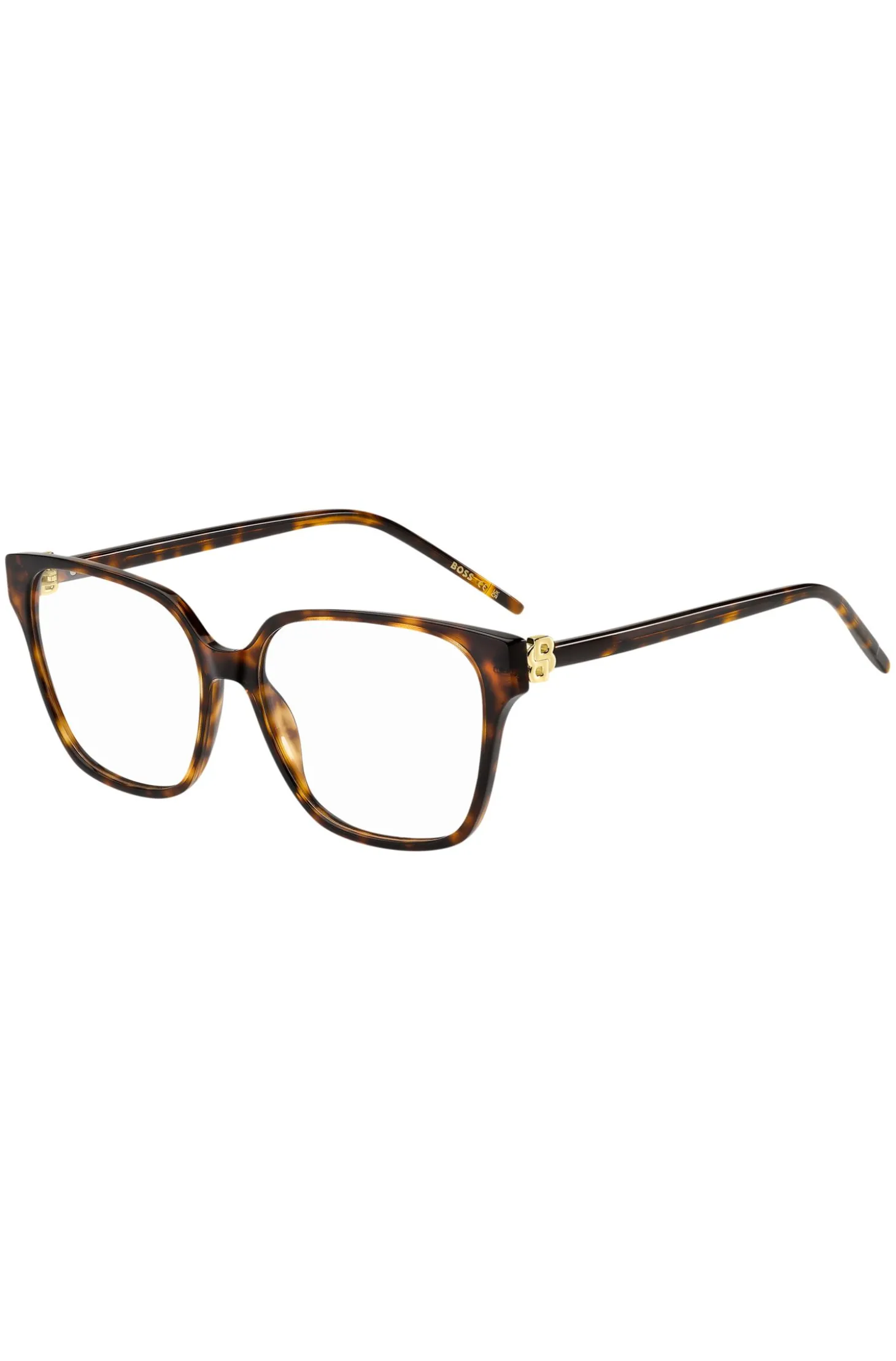 Havana-acetate optical frames with Double B monogram