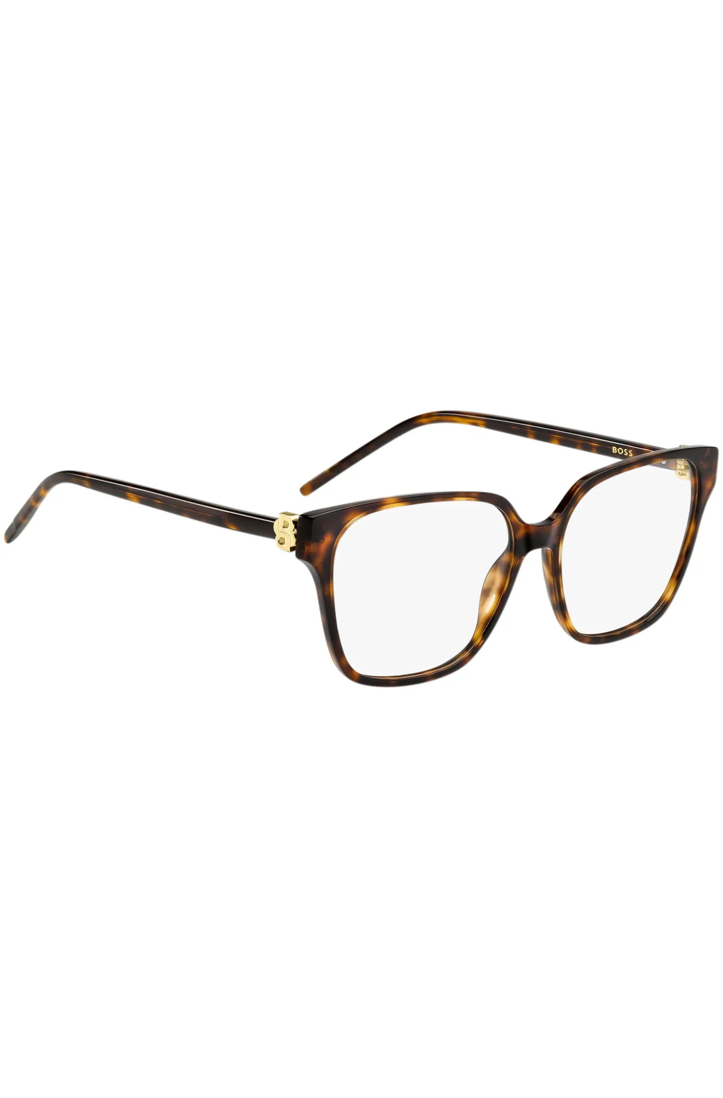 Havana-acetate optical frames with Double B monogram