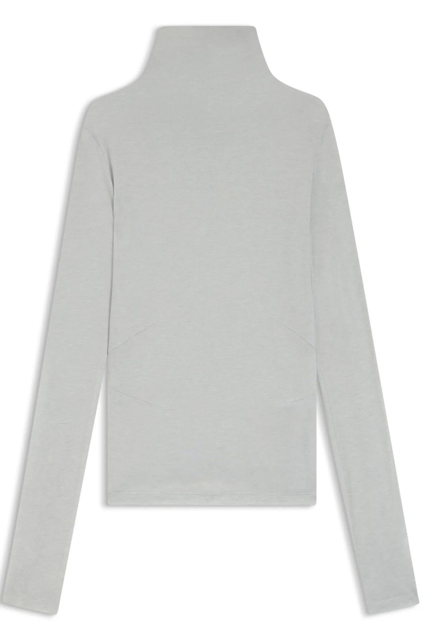 High-neck top in soft jersey