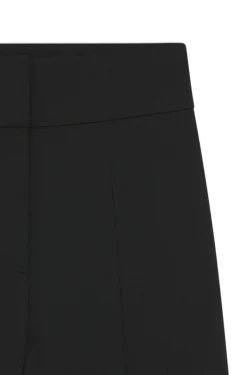 High-waisted regular-fit trousers with flared leg