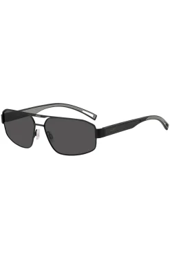 HUGO Eyewear Wrap-style sunglasses with rubber logo