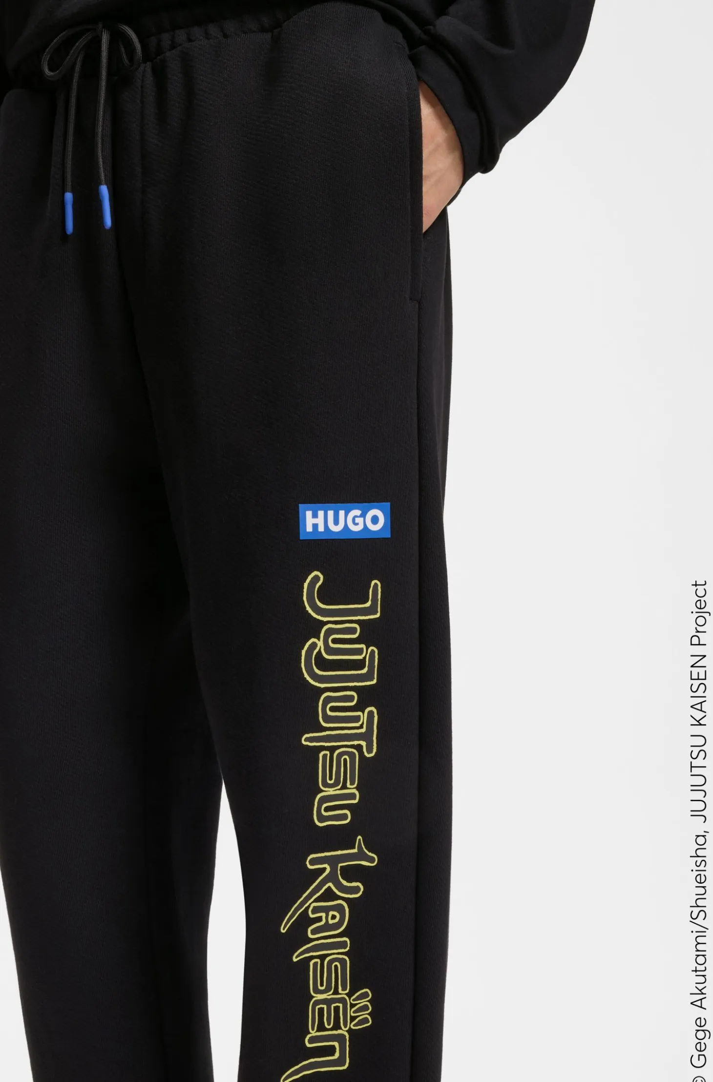 HUGO x Jujutsu Kaisen tracksuit bottoms in cotton terry