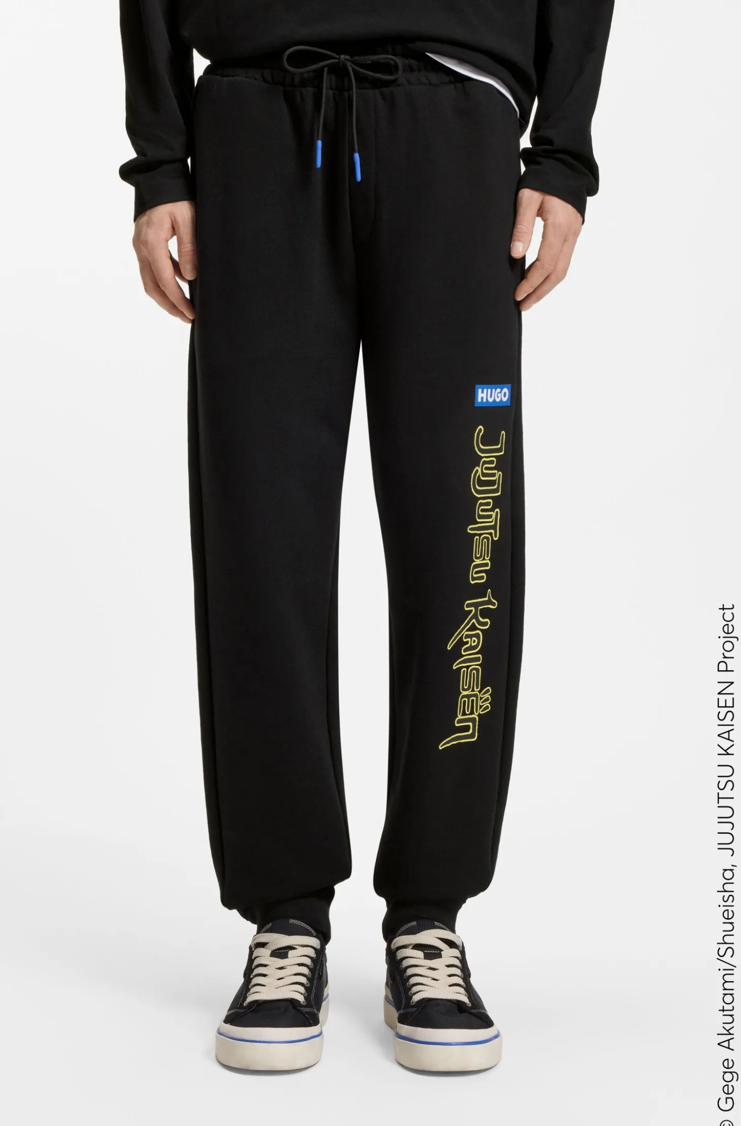 HUGO x Jujutsu Kaisen tracksuit bottoms in cotton terry