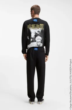 HUGO x Jujutsu Kaisen tracksuit bottoms in cotton terry