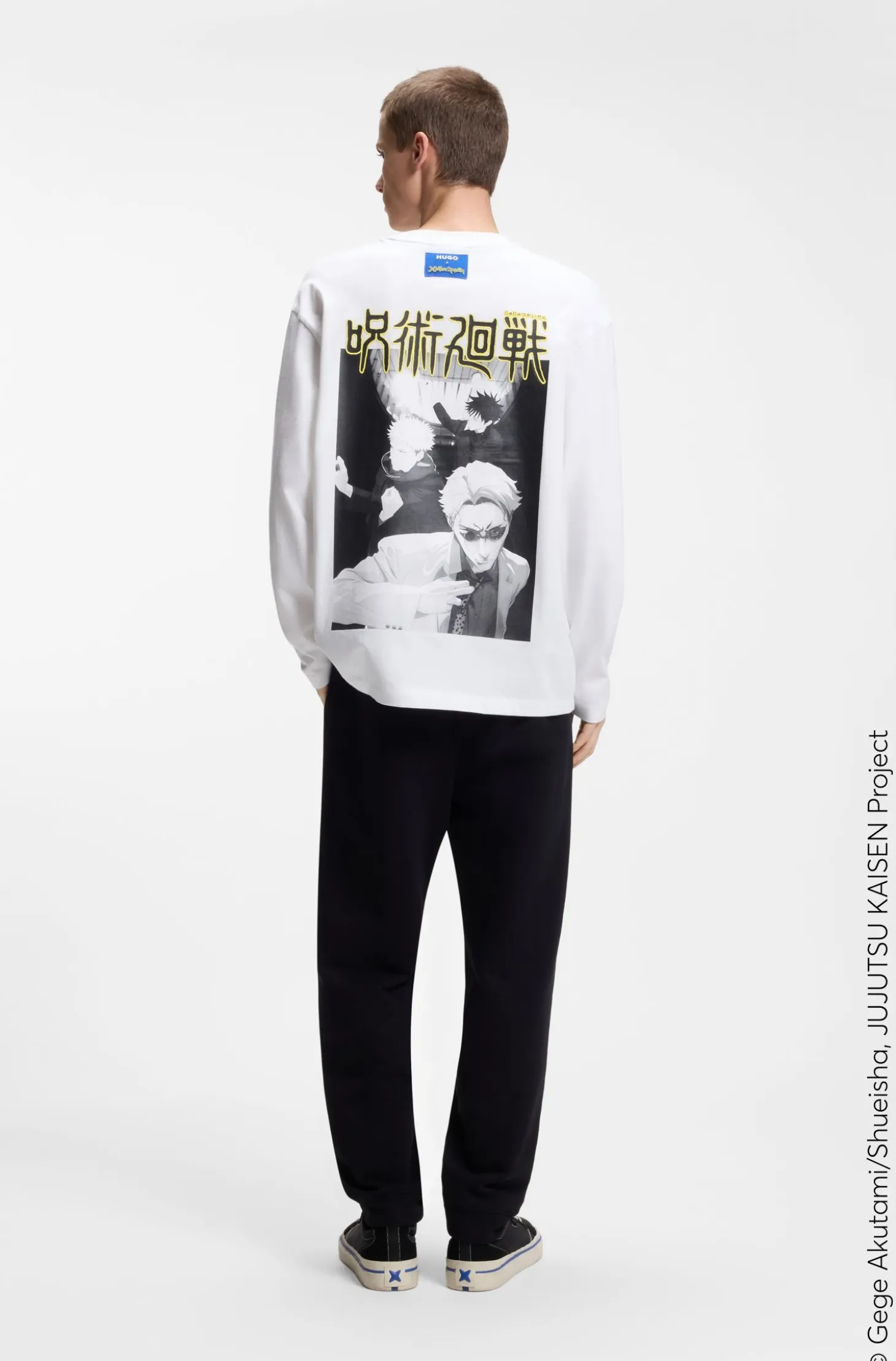 HUGO x Jujutsu Kaisen T-shirt with Yuji, Megumi and Kento print