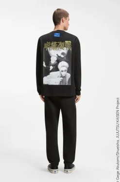 HUGO x Jujutsu Kaisen T-shirt with Yuji, Megumi and Kento print